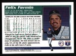 1995 Topps #234  Felix Fermin  Back Thumbnail
