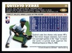 1996 Topps #141  Quilvio Veras  Back Thumbnail