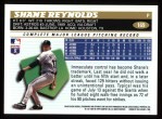 1996 Topps #169  Shane Reynolds  Back Thumbnail