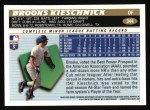 1996 Topps #344  Brooks Kieschnick  Back Thumbnail