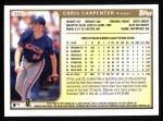 1999 Topps #363  Chris Carpenter  Back Thumbnail