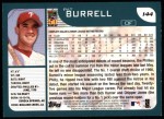 2001 Topps #144  Pat Burrell  Back Thumbnail