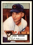 1952 Topps REPRINT #127  Paul Minner  Front Thumbnail