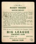 1933 Goudey #69  Randy Moore  Back Thumbnail