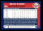 2003 Topps #434  Brad Radke  Back Thumbnail