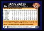 2003 Topps #493  Craig Wilson  Back Thumbnail