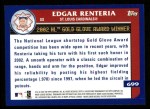 2003 Topps #699   -  Edgar Renteria Award Winners Back Thumbnail