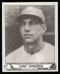 1940 Play Ball Reprint #157  Louis Chiozza  Front Thumbnail