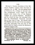 1915 Cracker Jack Reprint #120  Mickey Doolan  Back Thumbnail