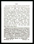 1915 Cracker Jack Reprint #156  Jean Dubuc  Back Thumbnail