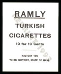 1909 T204 Ramly Reprint #98  Tom Reilly  Back Thumbnail