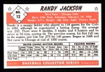 1953 Bowman B&W Reprint #12  Randy Jackson  Back Thumbnail