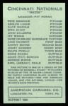1922 E120 American Caramel Reprint #172  John Gillespie  Back Thumbnail