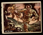 1950 Topps Freedoms War #161   On the Run Front Thumbnail