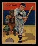 1935 Diamond Stars #8  Joe Vosmik   Front Thumbnail