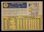 1970 O-Pee-Chee #152  Ike Brown  Back Thumbnail