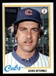 Greg Gross autographed baseball card (Chicago Cubs) 1978 Topps #397