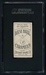 1909 E90-1 American Caramel  Howie Camnitz  Back Thumbnail