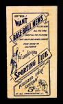 1910 M116 Sporting Life  Kitty Bransfield  Back Thumbnail