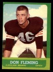 1963 Topps #22  Don Fleming  Front Thumbnail