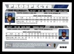 2005 Topps #692   -  Chad Billingsley / Joel Guzman Braves Prospects Back Thumbnail
