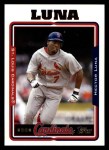 2005 Topps #617  Hector Luna  Front Thumbnail