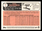 2015 Topps Heritage #40  Phil Hughes  Back Thumbnail