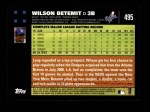2007 Topps #495  Wilson Betemit  Back Thumbnail