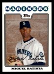 2008 Topps #352  Miguel Batista  Front Thumbnail