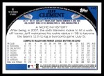2009 Topps #448  Jeff Clement  Back Thumbnail