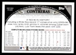 2009 Topps #577  Jose Contreras  Back Thumbnail