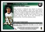 2010 Topps #461  Tyson Ross  Back Thumbnail