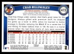 2011 Topps #473  Chad Billingsley  Back Thumbnail