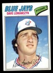1977 Topps #611  Dave Lemanczyk  Front Thumbnail