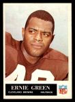 1965 Philadelphia #34  Ernie Green   Front Thumbnail