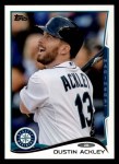 2014 Topps #9  Dustin Ackley  Front Thumbnail