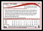 2014 Topps #43  Mark Trumbo  Back Thumbnail