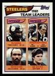 1982 Topps Football #212 Franco Harris Pittsburgh Steelers IA