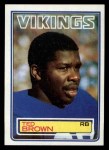 1983 Topps #99  Ted Brown  Front Thumbnail
