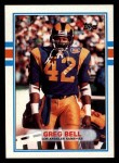 1989 Topps #127  Greg Bell  Front Thumbnail
