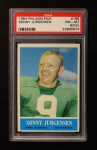 1964 Philadelphia #186 Sonny Jurgensen Front Thumbnail