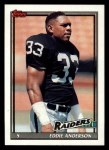 1991 Topps #93  Eddie Anderson  Front Thumbnail