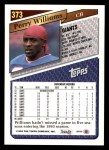 1993 Topps #373  Perry Williams  Back Thumbnail