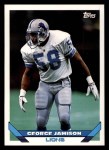 1993 Topps #613  George Jamison  Front Thumbnail