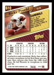 1993 Topps #610  Ricky Proehl  Back Thumbnail