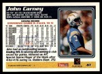 1995 Topps #61  John Carney  Back Thumbnail