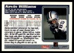 1995 Topps #197  Kevin Williams  Back Thumbnail