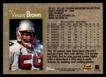1996 Topps #311  Vincent Brown  Back Thumbnail