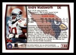 1999 Topps #188  Andre Wadsworth  Back Thumbnail