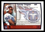 1999 Topps #32  Yancey Thigpen  Back Thumbnail